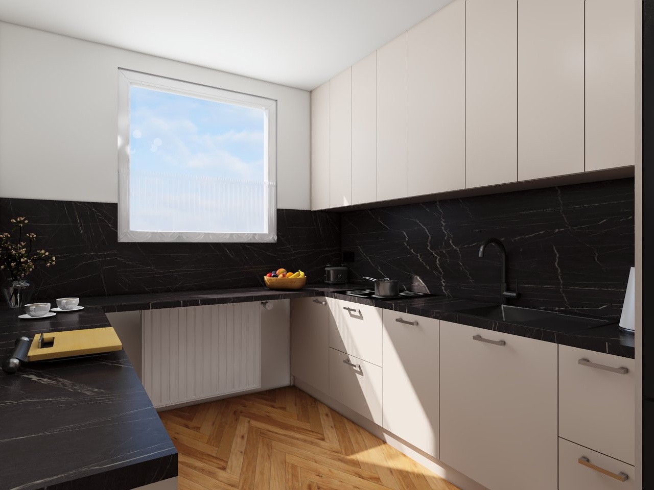 Mieszkanie — realizacja AK projekt (projektowanie wnętrz i architektura)