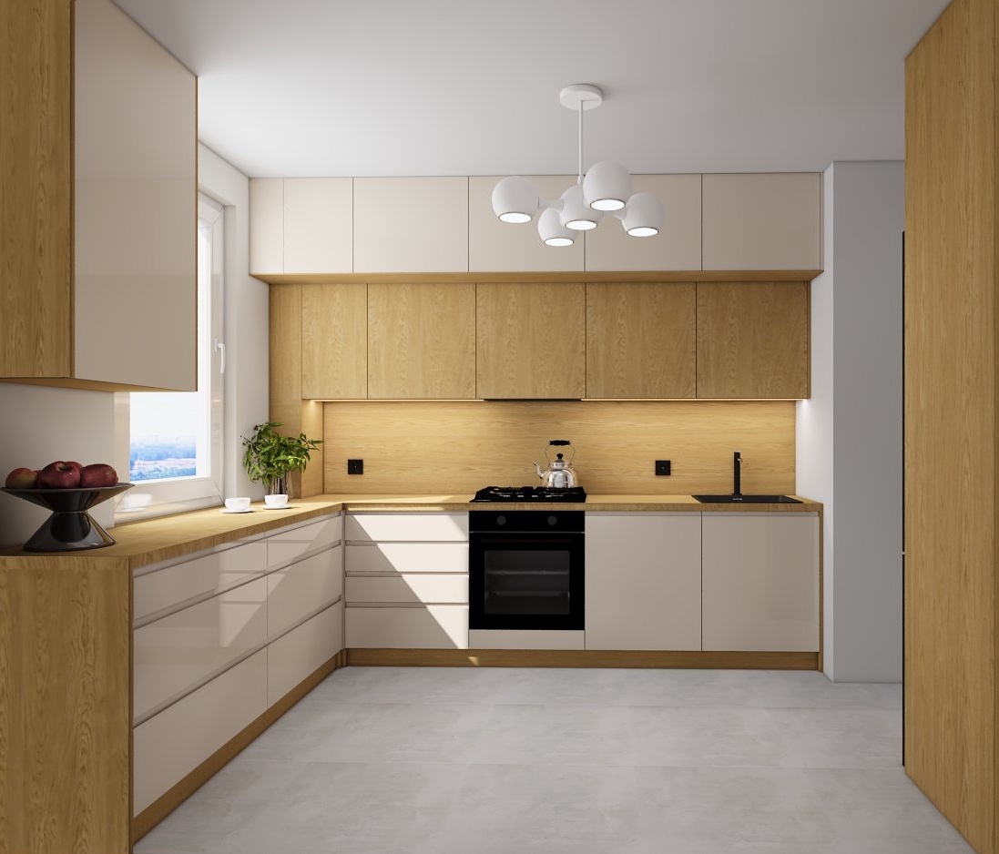Mieszkanie — realizacja AK projekt (projektowanie wnętrz i architektura)