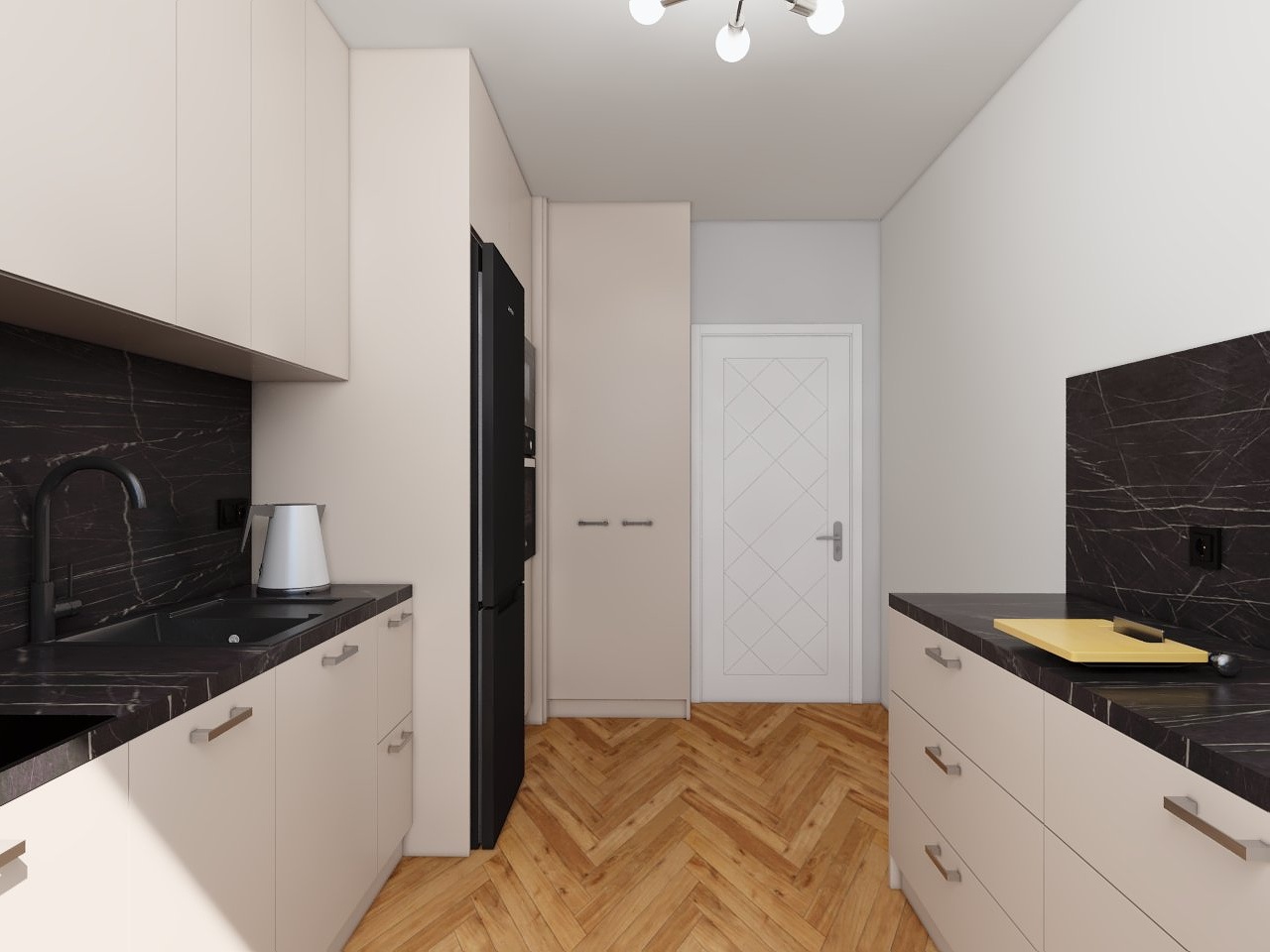Mieszkanie — realizacja AK projekt (projektowanie wnętrz i architektura)