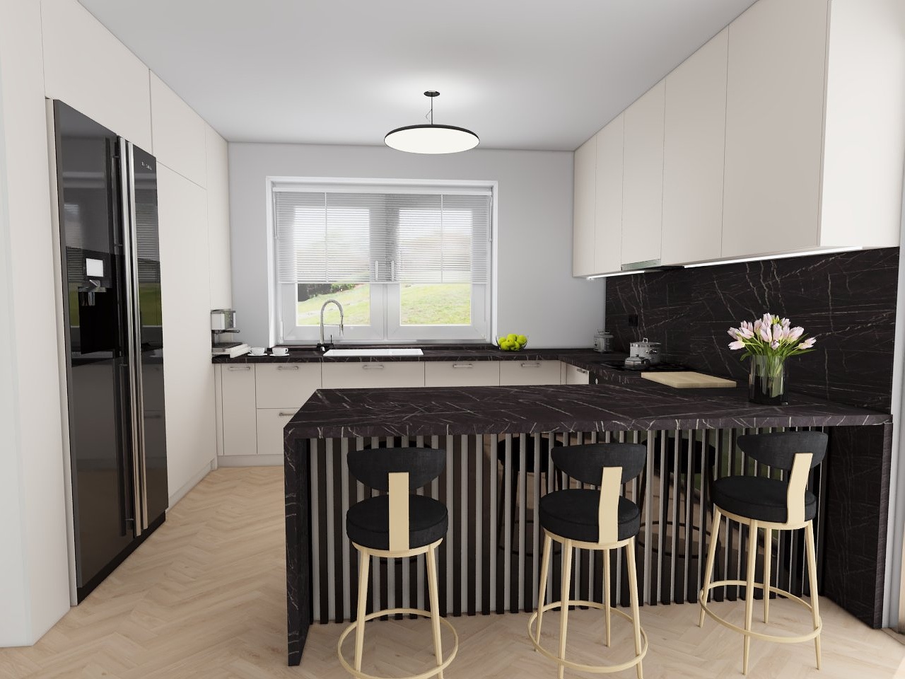 Dom jednorodzinny — realizacja AK projekt (projektowanie wnętrz i architektura)